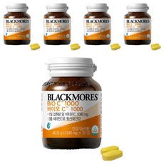 블랙모어스 바이오C 1000 46.35g, 30정, 5개