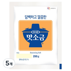미원 맛소금, 250g, 5개