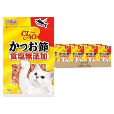 INABA 食鹽無添加 柴魚片, 50g, 16包, 無鹽柴魚
