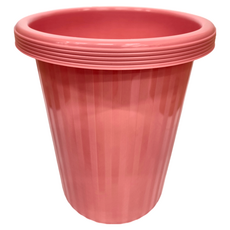 JEAN YEEN 展瑩 楓庭紙簍 垃圾桶 Ø26x30CM 9公升, 紅色, 2個