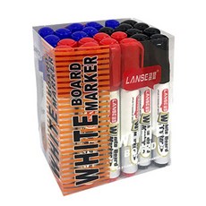 BlueMato 3 色板記號筆套組 BMS004, 黑色, 藍色, 紅色, 24套