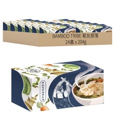 BAMBOO TRIBE 筍友部落 鮮脆筍茸海帶芽湯 純素, 204g, 24盒