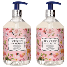 BOUQUET GARNI 香氛沐浴乳 White Musk白麝香 清除細塵 改善膚質 滋潤舒緩 留香時間超過6小時, 520ml, 2瓶