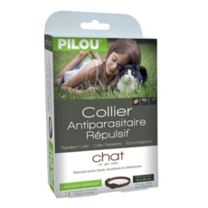 Pilou 皮樂 非藥用除蚤蝨項圈 成貓用 35cm, 1盒