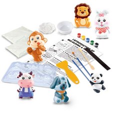 조이키즈 DIY 석고모형 색칠 냉장고자석 만들기세트, 동물친구들, 1세트