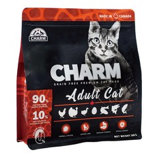 CHARM 野性魅力 成貓配方乾飼料 Chicken Turkey Duck, 340g, 1袋, 鮭魚粉