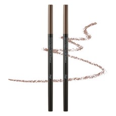 THE FACE SHOP 菲詩小舖 fmgt Browmaster 纖細眉筆, 03 努迪布朗, 2個