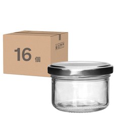 MIREU 迷你半身玻璃瓶, 100ml, 16個