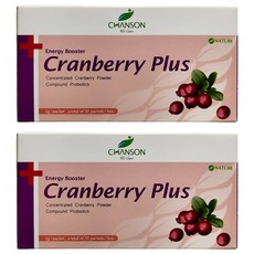 CHANSON 千盛 高濃縮蔓越莓 400mg + 60 億 益生菌 (含 A、B、R), 2g, 30包, 2盒