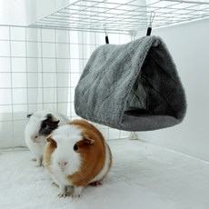 딩동펫 소동물 삼각 그네 하우스, 그레이, 1개