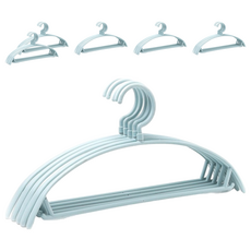 Jenny Home防肩角防滑旋轉型衣架, 藍色, 30個