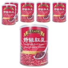 元歲本舖 嚴選紅豆 粒粒飽滿紅潤 口感綿密風味迷人, 900g, 6罐