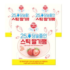 오뚜기 라이트앤조이 당을줄인 스틱딸기잼, 20g, 150개
