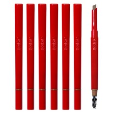 [비건뷰티] 에스쁘아 더브로우 이지 쉐이핑 펜슬 0.2g, 05 라이트 토프, 6개