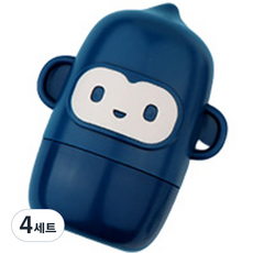 The Living 嬰幼兒用小型指甲剪4件組, 4套, 藍色