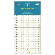 UNIQUE 防滑皮革工藝拼布尺 15 x 30 cm, 1個, 防滑拼布切割尺(15x30cm)-(UR1530)