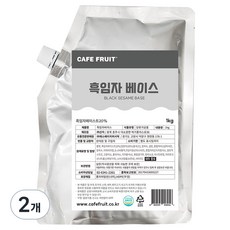 카페프룻 흑임자 베이스, 2개, 1L