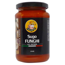 DANCING PIG 豬跳舞 義式蘑菇麵醬 100%天然, 350g, 1罐