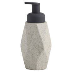 葉子小舖 北歐風造型陶瓷洗手乳瓶, 1個, 菱形 白色