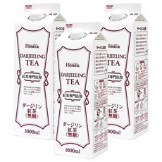 HOMER 大吉嶺紅茶，無糖，1000ml, 1L, 3瓶