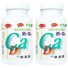 good Life 得意人生 愛爾蘭紅藻海藻鈣Ca+D3 歐寶鈣加強錠, 60顆, 2罐