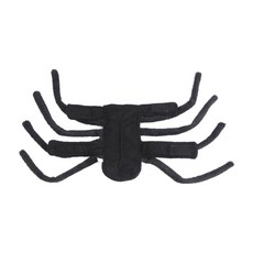 寵物蜘蛛胸背衣, 萬聖節變裝, S, 蜘蛛造型 黑色, 1個