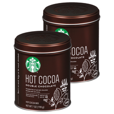 STARBUCKS 星巴克 雙倍巧克力可可粉, 198g, 1入, 2個