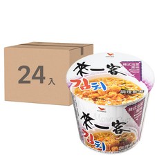 統一 來一客 杯麵 韓式泡菜風味 67g, 24入