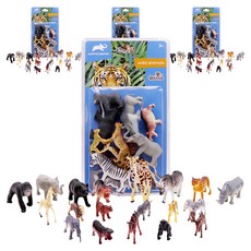 animal planet 動物星球 動物吸塑人物模型套裝 19 件, 4套