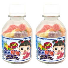 小B 魚油水果軟糖罐，綜合水果口味, 115g, 2罐