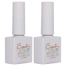 Eyebit Veratone Juicy Fresh Glitter Gel Nail 10ml, BJ-10 椰子, 2個