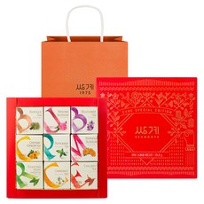 SSANGGYE Cube花草茶禮盒 特別版+提袋組, 9種茶包, 1盒