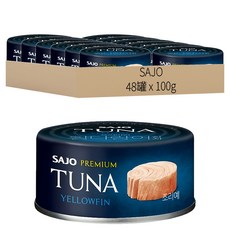 SAJO 黃鰭鮪魚罐, 48罐, 100g