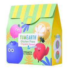 YUM EARTH 綜合包 244.5g 4種口味 1個, 1組