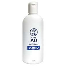 MENTHOLATUM 曼秀雷敦 AD 高效抗乾修復乳液 200g, 深層滋潤保濕, 舒緩乾癢, 無色素無酒精, 1瓶