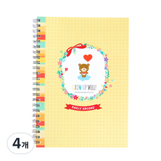 Jmilk 天天春日 副食品日誌, 混合顏色, 4個