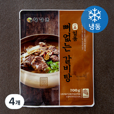 황장군 일품 뼈없는 갈비탕 (냉동), 700g, 4개