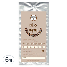 미소커피 원두 EXPRESS 80, 프렌치프레스, 500g, 6개