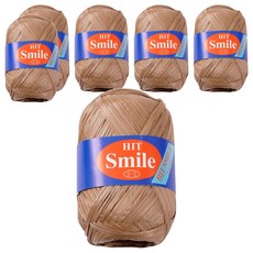 Hit Smile 編織線, 深米色, 6個