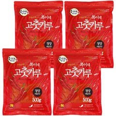 복이네먹거리 중국산 청양고추가루 매운맛 떡볶이 소스용, 500g, 4개