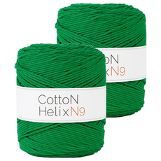 쎄비 코튼 헬릭스 N9 뜨개실, 913.초록, 2개