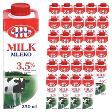 믈레코비타 3.5% 멸균우유, 250ml, 120개