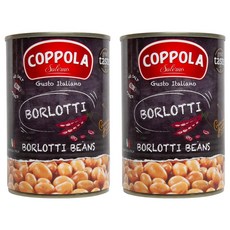 COPPOLA 柯波拉 義大利天然紅點豆, 400g, 2罐