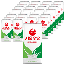 서울우유 멸균우유, 200ml, 24개