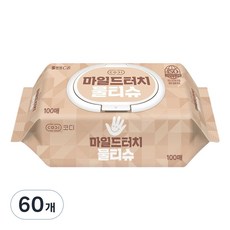 코디 마일드터치 물티슈 캡형, 35g, 100매, 60개