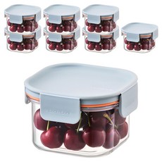 LocknLock 樂扣樂扣 Bisfree Modular Plus正方形保鮮盒 薄荷綠色 260ml, 8個, 單品