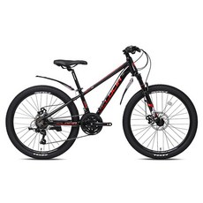 벨로시아 트렌타2.1D 22 MTB 알루미늄 디스크 브레이크 12.2kg 신장 127cm~150cm, 매트블랙 + 레드, 180cm, 1개