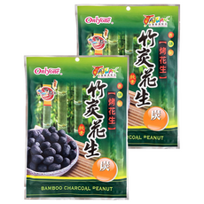 Onlyone 海龍王 竹炭花生, 台灣製造, 烘烤花生, 150g, 2包