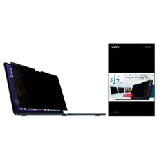 YADI 亞第 獨特磁吸 16 : 10 水之鏡防窺片 HP Elitebook 630 G11專用 PF4PPC-W130, 透明黑色, 1個