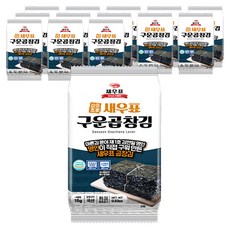 새우표 완도 구운 곱창 도시락김, 15g, 14개